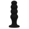 NEGRO Y PLATA - TAPÓN ANAL DE SILICONA PREMIUM SCOTT NEGRO