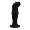 BLACK&SILVER - Tapón anal de silicona premium Sean Tap de silicona negra