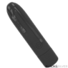 NEGRO Y PLATA - GERI VIBRADOR RECARGABLE POR USB, 8 VIBRACIONES, NEGRO, 10 X 2,2 CM