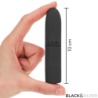 NEGRO Y PLATA - GERI VIBRADOR RECARGABLE POR USB, 8 VIBRACIONES, NEGRO, 10 X 2,2 CM