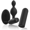 BLACK&SILVER - TUCKER TAPÓN ANAL PEQUEÑO DE SILICONA CON CONTROL REMOTO