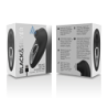 BLACK&SILVER - DRAKE DELUXE VIBRADOR DE SUCCIÓN RECARGABLE DE SILICONA NEGRO