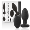 BLACK&SILVER - WELLS PLUG ROTADOR ANAL DE SILICONA CON CONTROL REMOTO