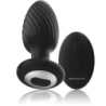 BLACK&SILVER - WELLS PLUG ROTADOR ANAL DE SILICONA CON CONTROL REMOTO