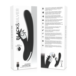BLACK&SILVER - VIBRADOR CONEJO JOHNNY