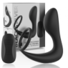 BLACK&SILVER - MASAJEADOR ANAL RECARGABLE DE SILICONA NEGRA CON CONTROL REMOTO