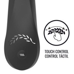 BLACK&SILVER - VIBRADOR KEAN CON CONTROL TÁCTIL