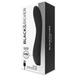 BLACK&SILVER - VIBRADOR KEAN CON CONTROL TÁCTIL