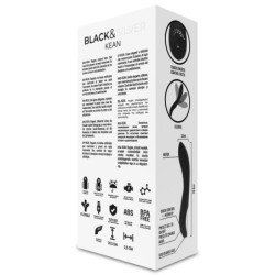 BLACK&SILVER - VIBRADOR KEAN CON CONTROL TÁCTIL
