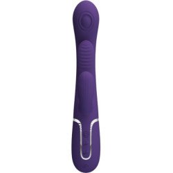 PRETTY LOVE - SHANIA VIBRADOR MULTIFUNCIÓN TRIPLE CONEJO MORADO