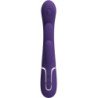 PRETTY LOVE - SHANIA VIBRADOR MULTIFUNCIÓN TRIPLE CONEJO MORADO