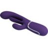 PRETTY LOVE - SHANIA VIBRADOR MULTIFUNCIÓN TRIPLE CONEJO MORADO