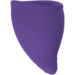 FUN FACTORY - COPA MENSTRUAL DIVERTIDA TALLA B GROSELLA NEGRA