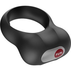 FUN FACTORY - STEADY ANILLO VIBRADOR PENE NEGRO