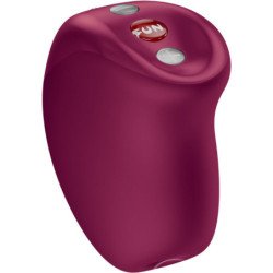 FUN FACTORY - VIBRADOR DE PULSO DE AIRE MEA ROJO VINO