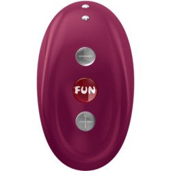 FUN FACTORY - VIBRADOR DE PULSO DE AIRE MEA ROJO VINO