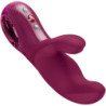 FUN FACTORY - VIBRADOR MISS BI RABBIT ROJO VINO