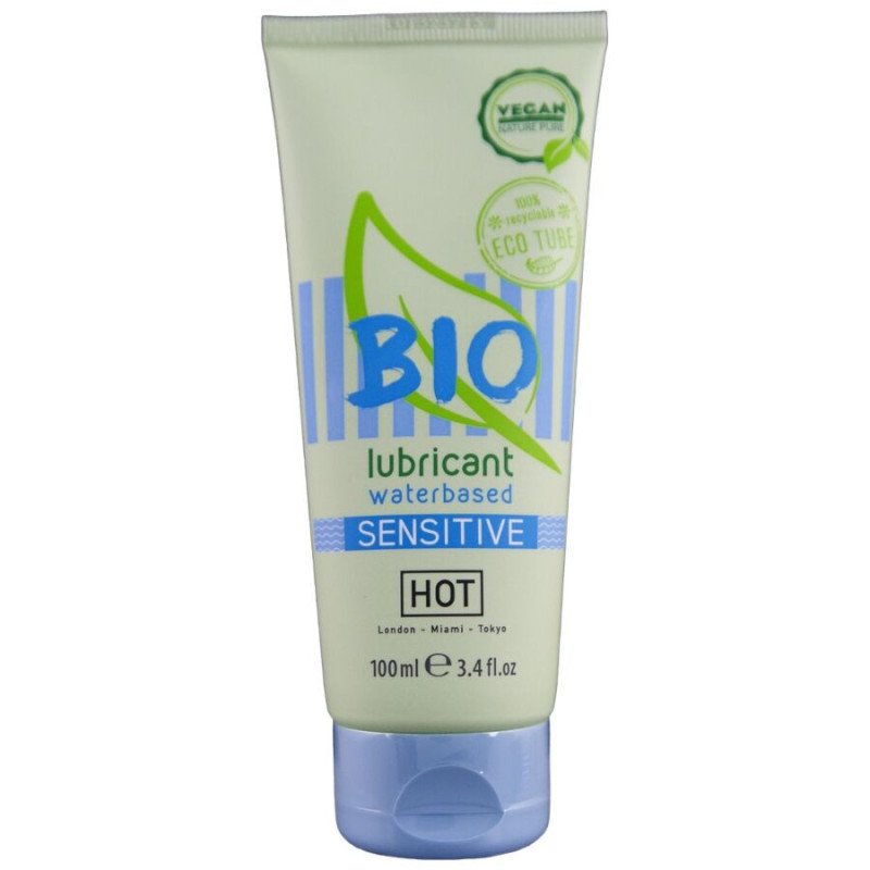 HOT - BIO LUBRICANTE A BASE DE AGUA SENSITIV 100 ML