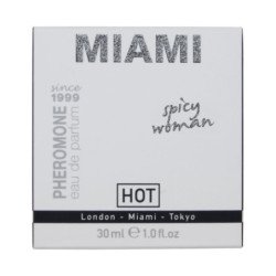 HOT - PERFUME CON FEROMONAS MIAMI SPICY MUJER 30 ML