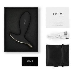 LELO - SURFER 2 TAPÓN ANAL VIBRATORIO UNISEX NEGRO