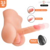 TOQUE PROFUNDO E INTENSO - TORSO DE DAMIEN CON DILDO REALISTA CON EMPUJE Y VIBRACIÓN, CONTROL REMOTO, 3,5 KG