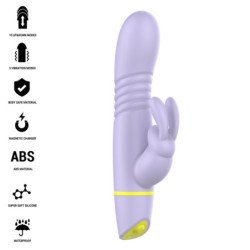INTENSO - ESTIMULADOR Y VIBRADOR DE EMPUJE HELEN RABBIT