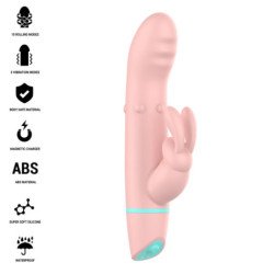 INTENSO - ESTIMULADOR DE CONEJO ALVIN Y VIBRADOR RODANTE + OSCILANTE