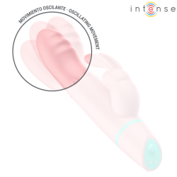 INTENSO - ESTIMULADOR DE CONEJO ALVIN Y VIBRADOR RODANTE + OSCILANTE