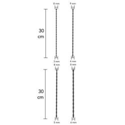 HIDDEN DESIRE - EXTREME STARTER SET DE DILATADORES DE URETRA 4 UDS