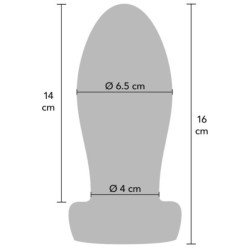 HIDDEN DESIRE - EXTREME HEAVY ANAL STRETCHER PLUG L