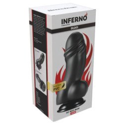 DESEO OCULTO - DILDO INFERNO PARA CHICOS GORDOS DE 19 CM