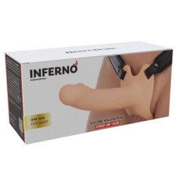 HIDDEN DESIRE - INFERNO STRAP-ON FUNDA PARA PENE 16 CM