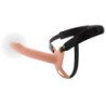 OCULTO DESEO - FUNDA VIBRADORA PARA PENE INFERNO CON CORREA DE 20 CM