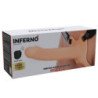 HIDDEN DESIRE - INFERNO STRAP-ON FUNDA PARA PENE CON VIBRACIÓN 20 CM