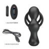 MR PLAY - Tapón anal vibrador con anillo para el pene y control remoto