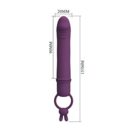 PRETTY LOVE - CORA VIBRADOR FORMA PENE CON ANILLO DE SUJECIÓN