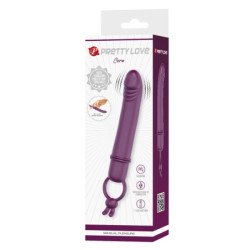 PRETTY LOVE - CORA VIBRADOR FORMA PENE CON ANILLO DE SUJECIÓN