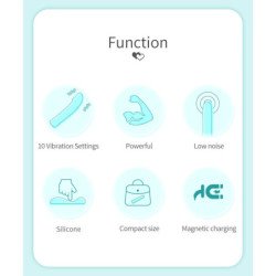 PRETTY LOVE - RYLAN VIBRADOR PUNTO G AZUL