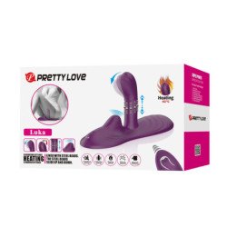 PRETTY LOVE - VIBRADOR LUKA PARA SENTADO CON EFECTO DE CALOR Y CONTROL REMOTO