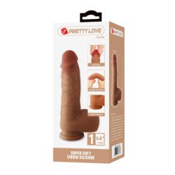 PRETTY LOVE - DILDO REALISTA CURTIS CON VENTOSA 17,3 CM -Ø- 4,2 CM