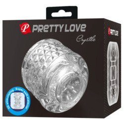 AMOR PRECIOSO - MASTURBADOR DE DOBLE ENTRADA CRYSTLE