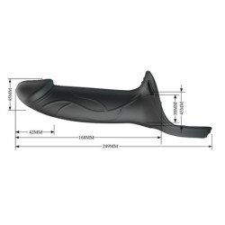 PRETTY LOVE - LANDON BLACK VIBRATING STRAP-ON