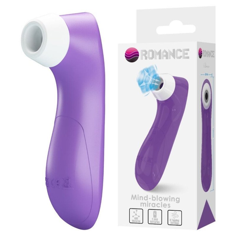 ROMANCE - SUJETADOR CLITORAL CON TECNOLOGÍA DE PULSACIÓN MORADO