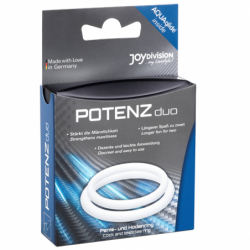 JOYDIVISION POTENZDUO - ANILLOS BLANCOS - M