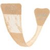 BYE-BRA - ADHESIVE THONG LACE BEIGE ONE SIZE