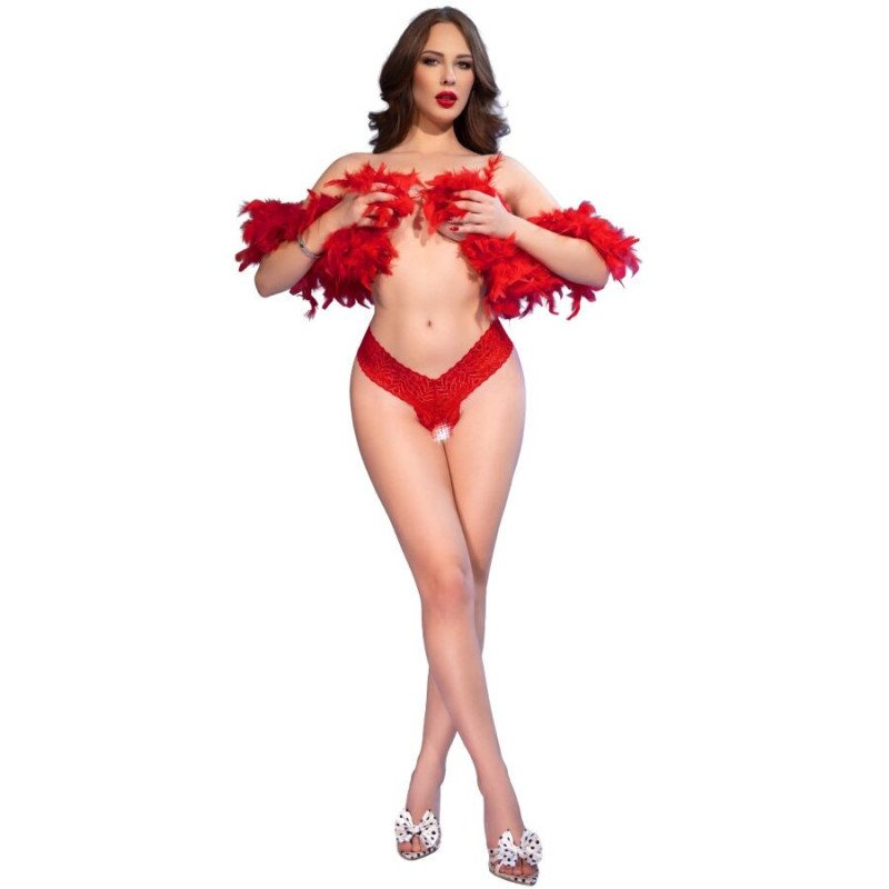 CHILIROSE - CR 4885 ROJO TANGA ABIERTA M
