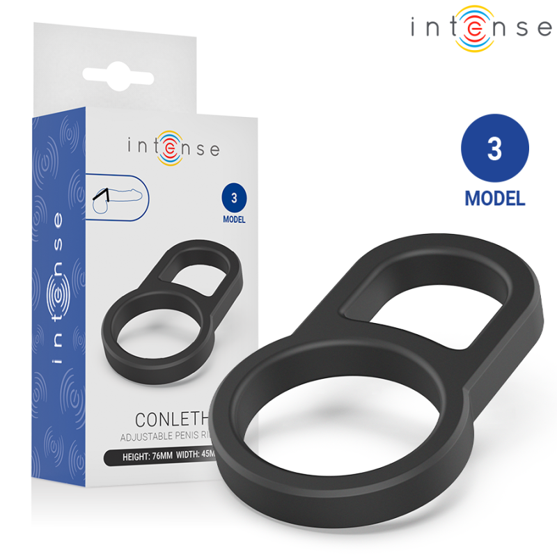 INTENSO - ANILLO PARA PENE DOBLE AJUSTABLE CONLETH MODELO 3