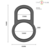 INTENSO - ANILLO PARA PENE DOBLE AJUSTABLE CONLETH MODELO 3