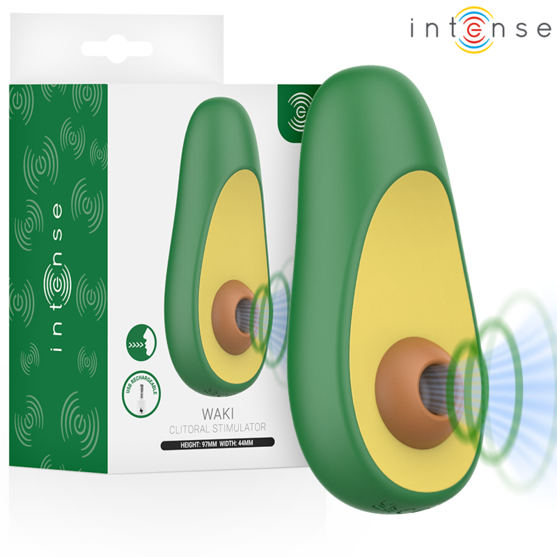 INTENSO - ESTIMULADOR DE SUCCIÓN CLITORAL WAKI AGUACATE