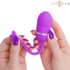 INTENSO - HUEVO VIBRADOR SOOKIE CON CONTROL REMOTO, COLOR MORADO